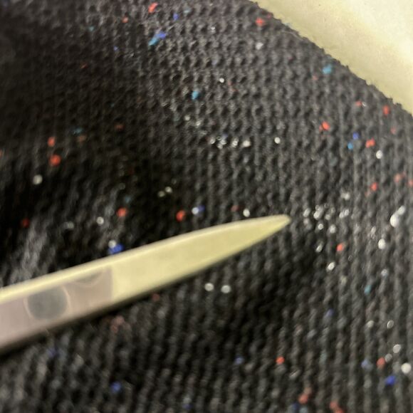 Loft Dress black multicolor tweed textured Womens size Small Flawed - Picture 8 of 13